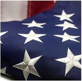 American Flag Outdoor Heavy Duty Embroidered Stars USA Flag (size: 8x12 ft)